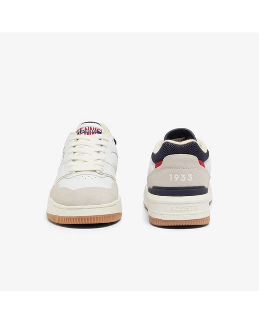 Lacoste White Lineshot Leather Trainers Size 9 for men