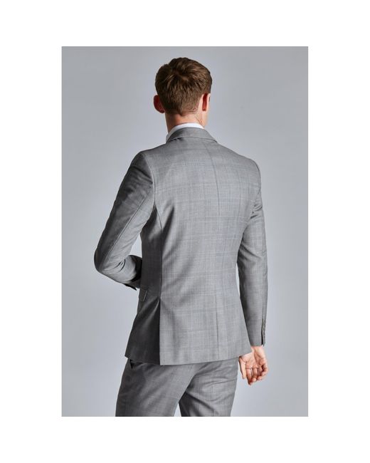 Ted Baker Blue Indus Check Slim Fit Suit Jacket for men