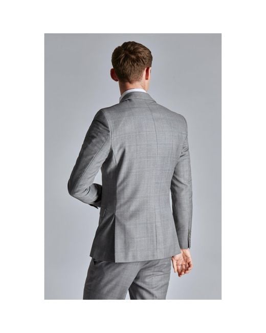Ted Baker Blue Indus Check Slim Fit Suit Jacket for men