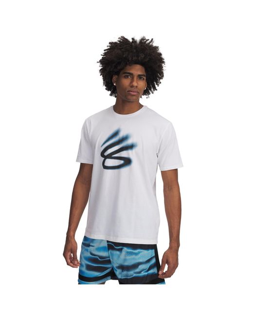 Under Armour White Curry Playable T-Shirt for men
