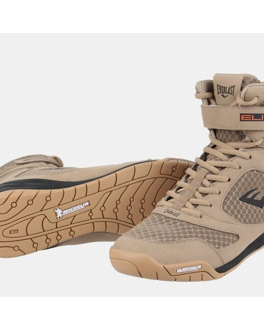 Everlast Brown Pro Elite Boxing Boots for men