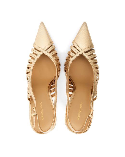 MICHAEL Michael Kors Metallic Adriana 105 Slingbacks