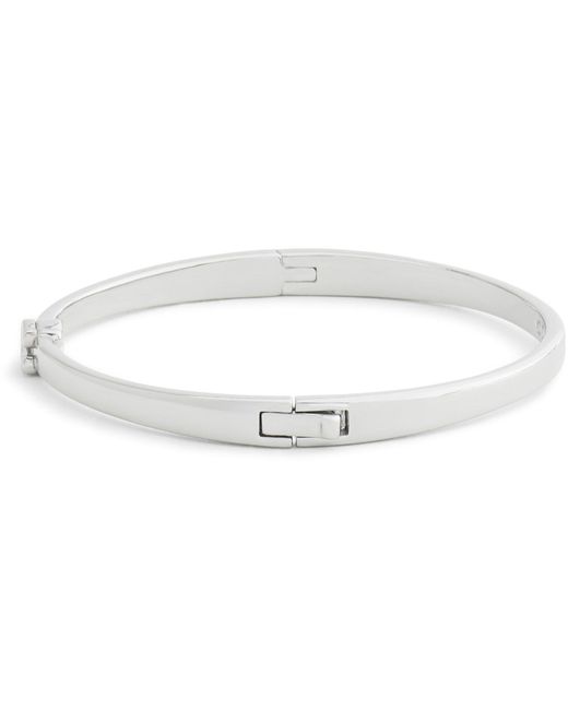 COACH White C Hinge Bangle