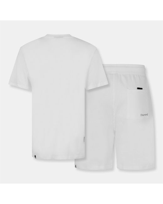 Money White Patch Hood Tracksuit for men
