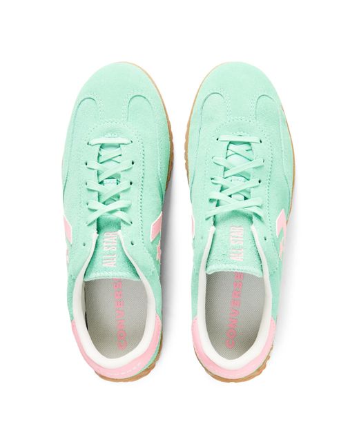 Converse Green Adults Run Star Trainer Suede Low-Top Trainers