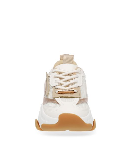 Steve Madden White Possession Chunky Trainers