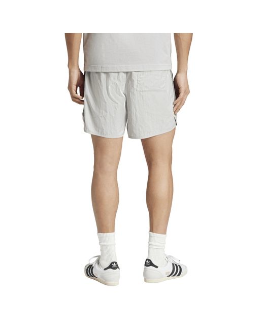 Adidas Originals Gray Sprinter Woven Tracksuit Shorts for men