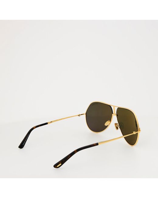 Tom Ford Green Rickie-02 Aviator Sunglasses for men