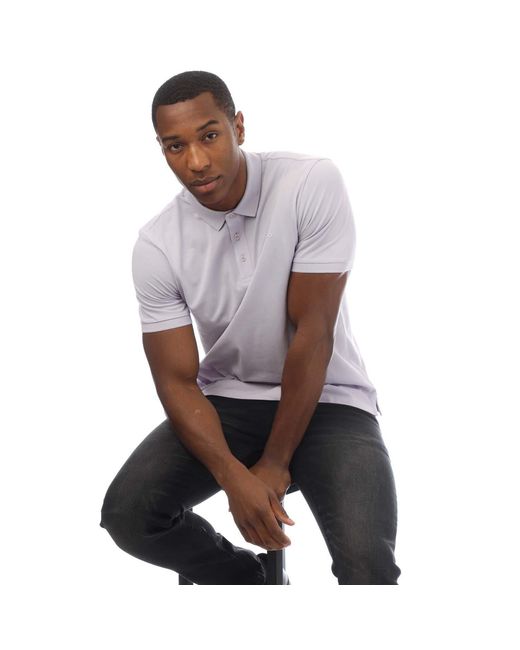 HUGO Purple Donos222 Polo Shirt for men
