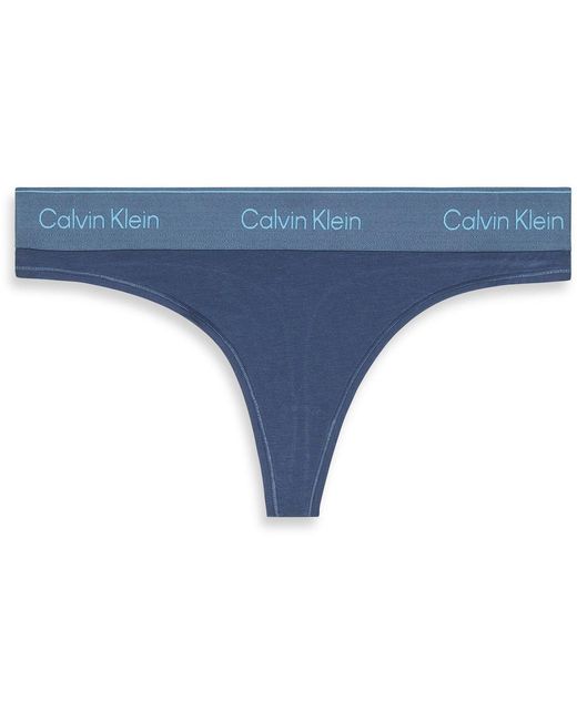 Calvin Klein Blue Modern Thong