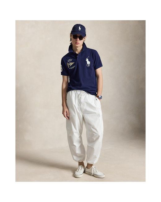 Polo Ralph Lauren Blue Short Sleeve Polo Shirt for men