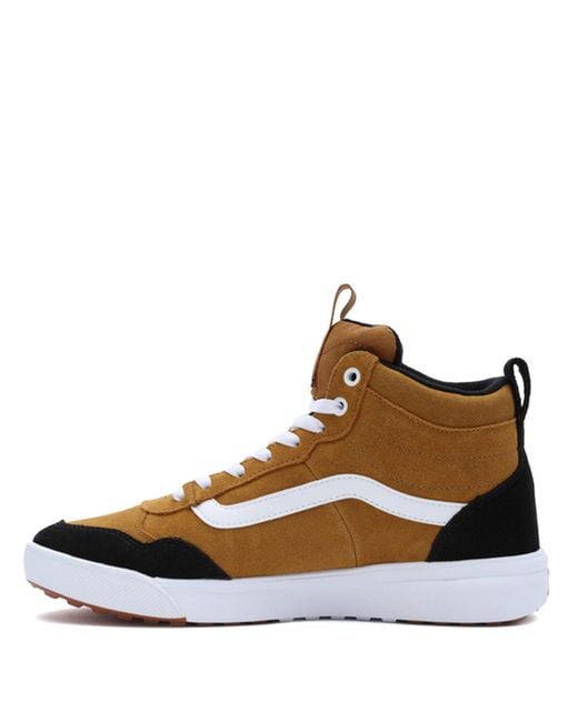 Vans Brown Canvas High-Top Trainers