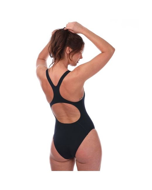 Speedo Black Eco Endurance Medalist Swimsuit