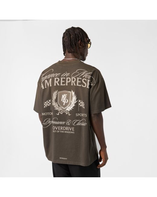 Represent Gray Crest T-Shirt for men
