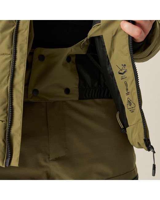 Dare 2b Green Camber Ii Insulated Waterproof Jacket for men