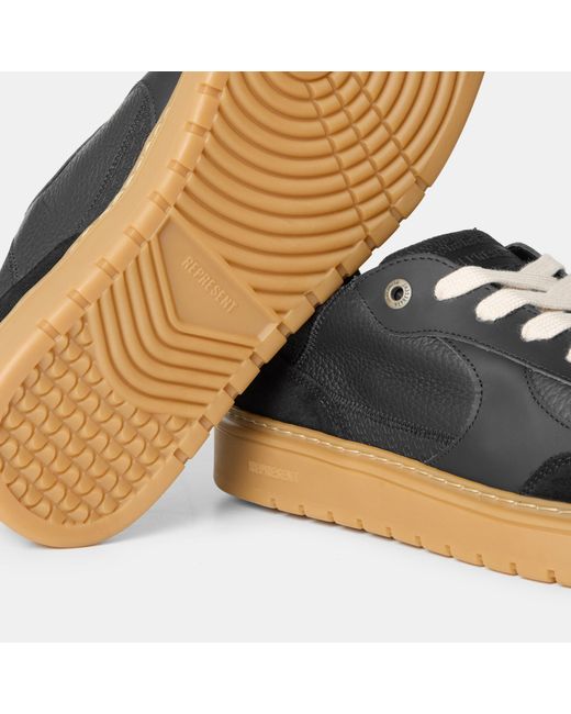 Represent Black Virtus Chunky Sole Chunky Trainers for men