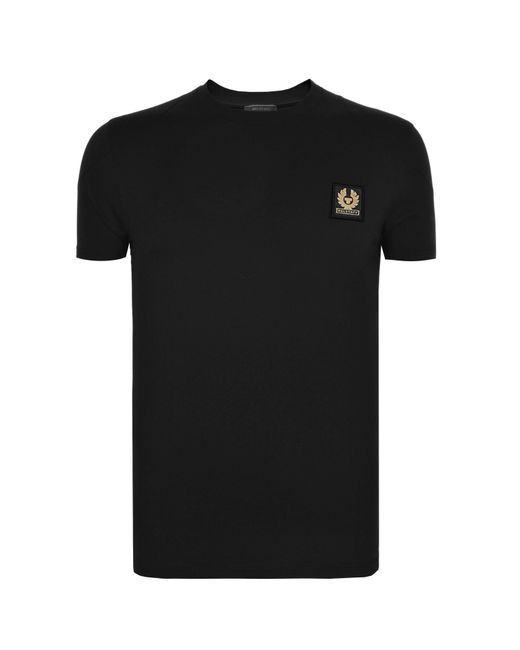 Belstaff Black Phoenix Cotton Short Sleeve T-Shirt for men