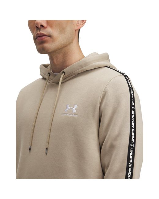 Under Armour Natural Icon Fleece Taping Hoodie for men