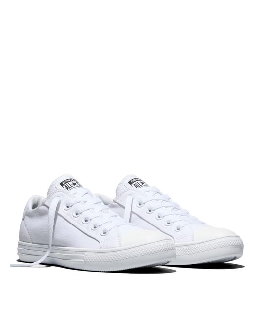 Converse White Canvas Trainers for men