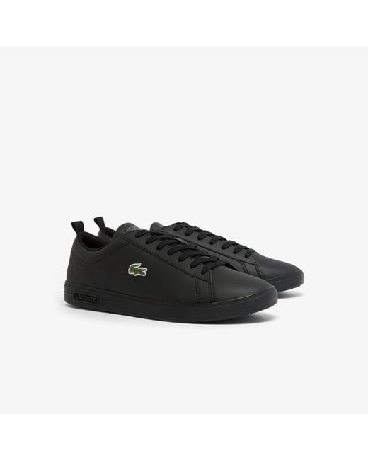 Lacoste Black Court Base Low-Top Trainers for men