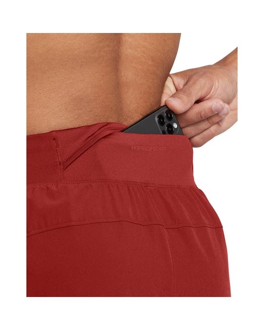 Under Armour Red Launch Elite 7In Shorts for men