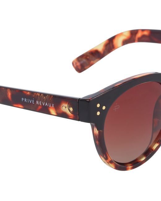 Privé Revaux Brown Adults The Warhol Clubmaster Sunglasses