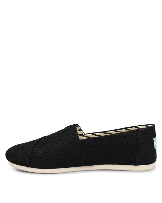 TOMS Black Wide Alpargata Shoes