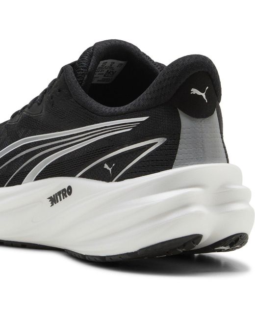 PUMA Black Velocity Nitro 5 Road Running Shoes for men