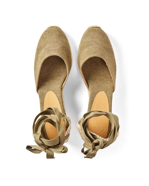 Castaner Metallic Carina Wedge Sandal