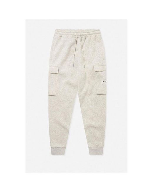Nicce London White joggers Sn99 for men