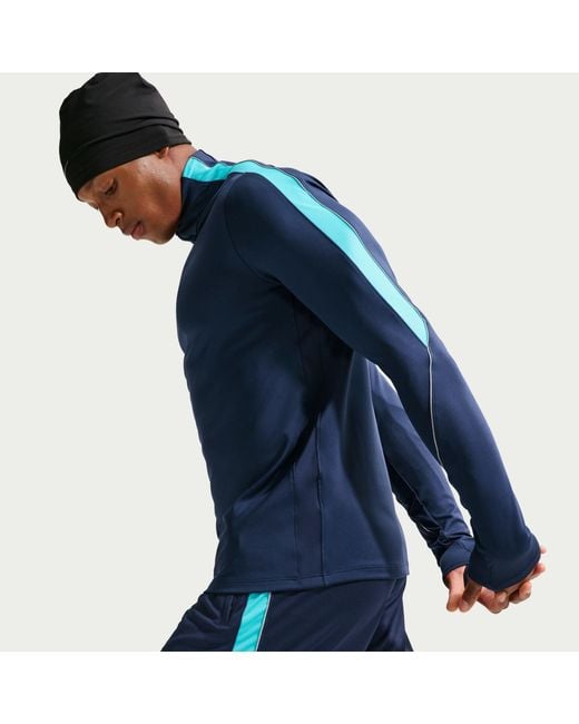 Nike Blue Strike 1/2-Zip Drill Top for men