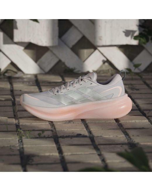 Adidas Pink Supernova Glide Running Shoes