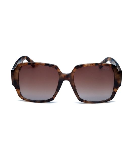 Storm Brown Square Sunglasses