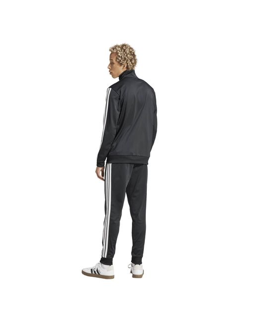 Adidas Black 3-stripes Fleece Tracksuit for men