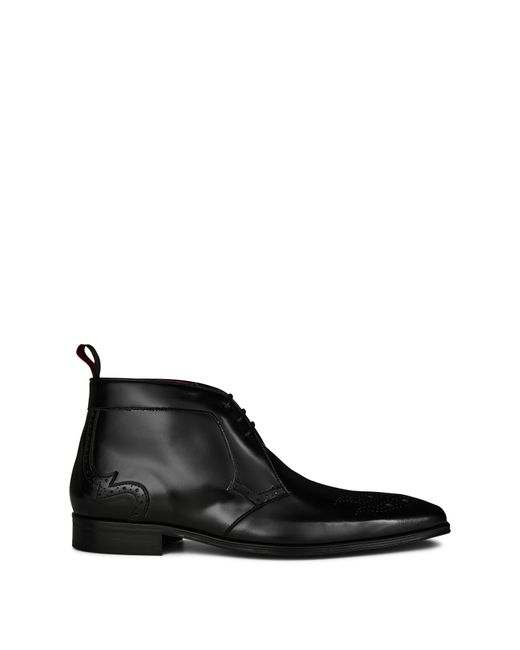 Jeffery West Black Chukka Boots for men