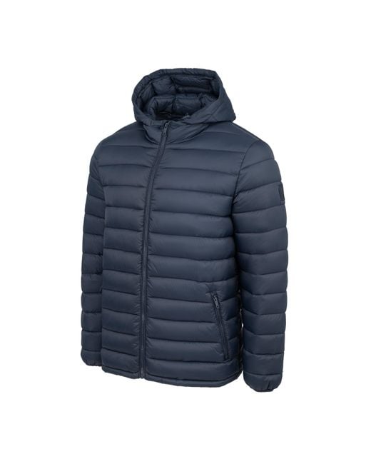 SoulCal & Co California Blue Micro Bubble Hooded Jacket for men