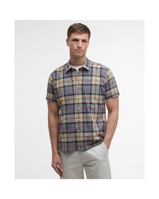 Barbour Gray Gordon Shirt for men