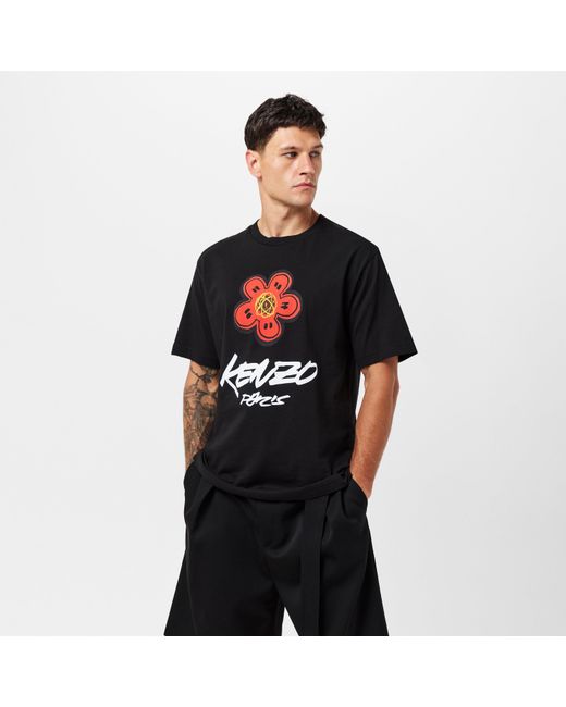 KENZO Black X Futura 2000 T-Shirt for men