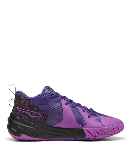PUMA Purple Scoot Zeros Lightning Basketball Trainers for men