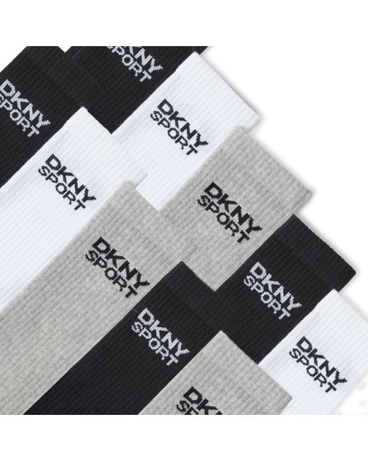 DKNY Metallic 10 Pack Sports Socks Radde for men