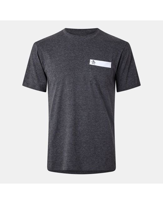 Original Penguin Black Pocket T-Shirt for men