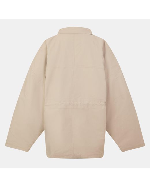 Balenciaga Natural Oversized Parka