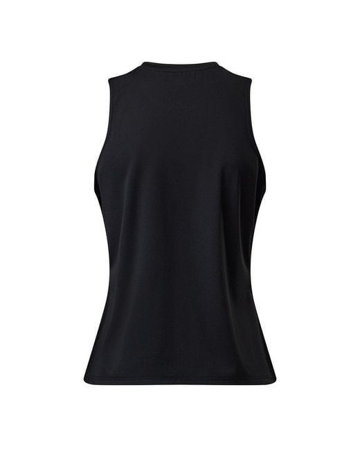 Gym King Black Victory Performance Split Hem Tank