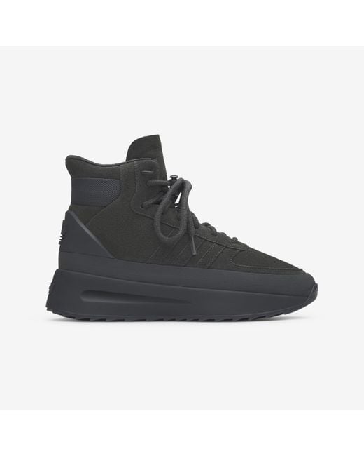Adidas Black Athletics Los Angeles Hiker Canvas Hi Top Sneakers for men