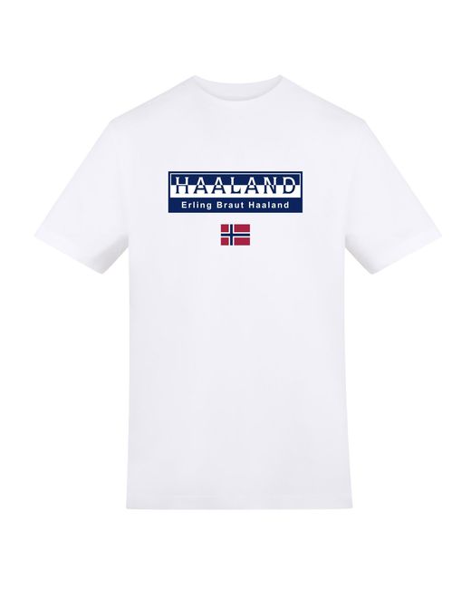 AWD White Norway Haaland World Cup T Shirt