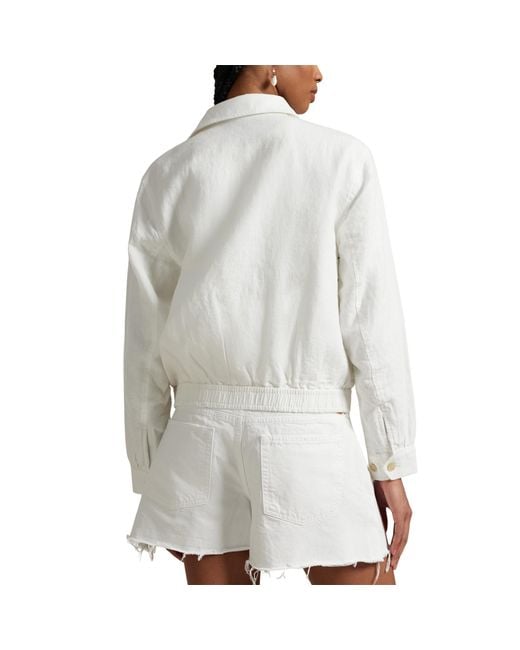 Polo Ralph Lauren White Windbreaker