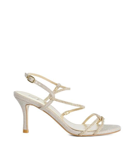Dune Metallic Milos Heeled Sandals