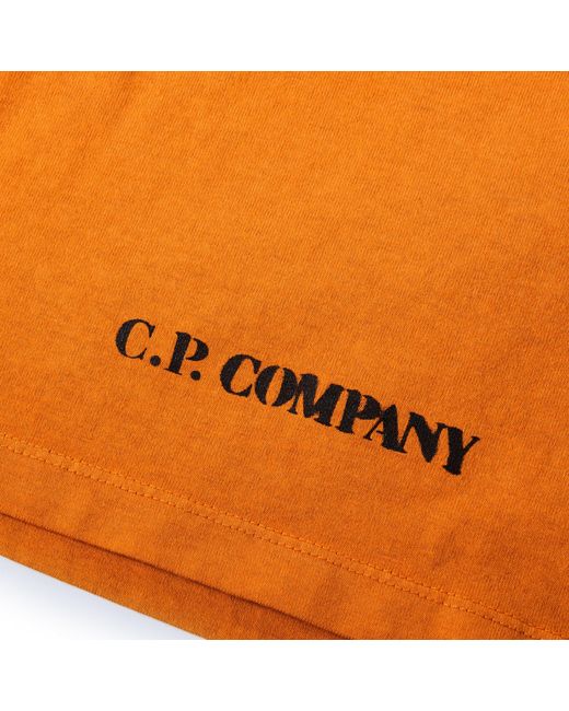 C P Company Orange Cp Back Logo Ts Sn61 for men