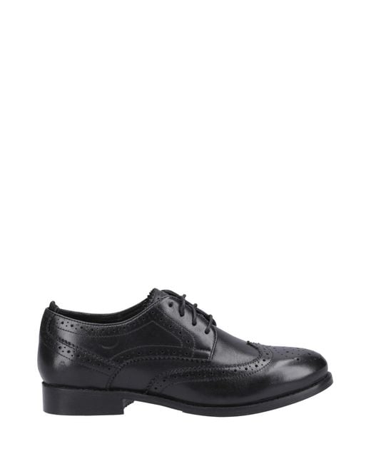 Hush Puppies Black Natalia Brogue