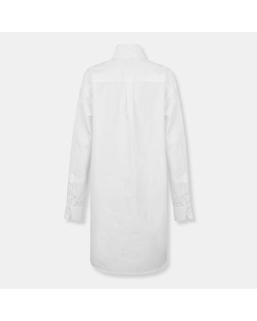 AMI White Colour Shirt Dress